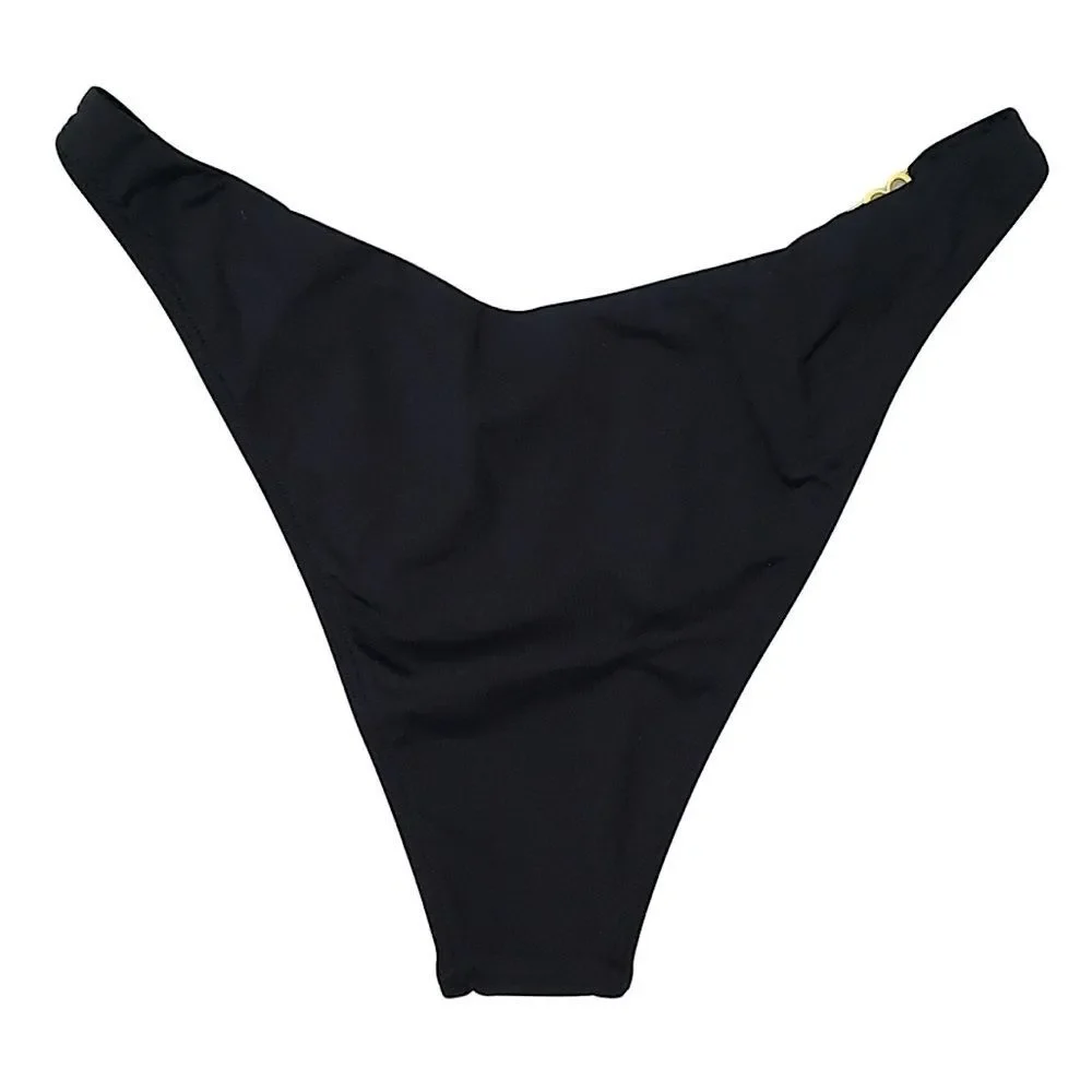 L* Space Ziggy Bitsy Bikini Bottom Black Size M • NEW WITH TAGS •